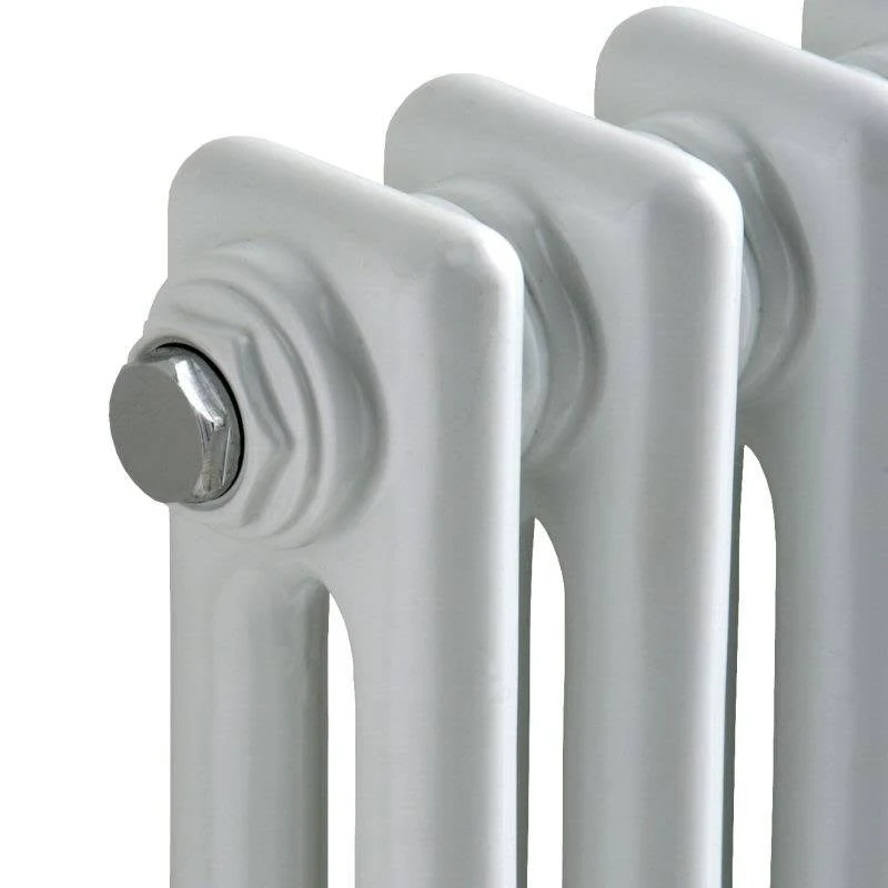 Traditional Column RADIATOR, Cast Iron Style, 23.5x22 x 39x22 in White Finish NAHB0088
