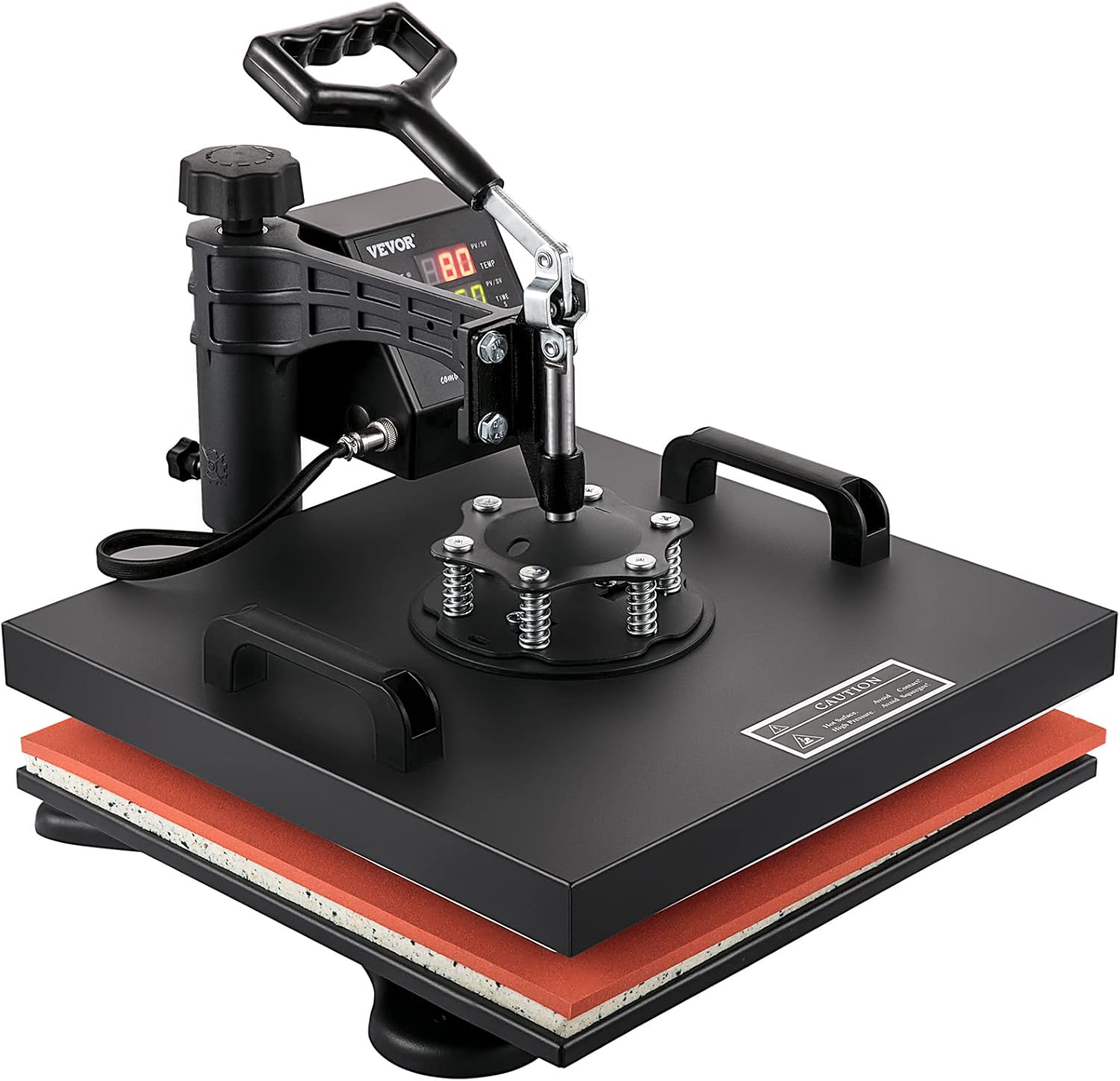 VEVOR 8 in 1 Heat Press Machine Combo 15x15, 360° Swing Away Tshirt Press Machine for Printing Hat Mug T Shirts Cap, Digital Multifunctional Sublimation Heat Transfer Machine