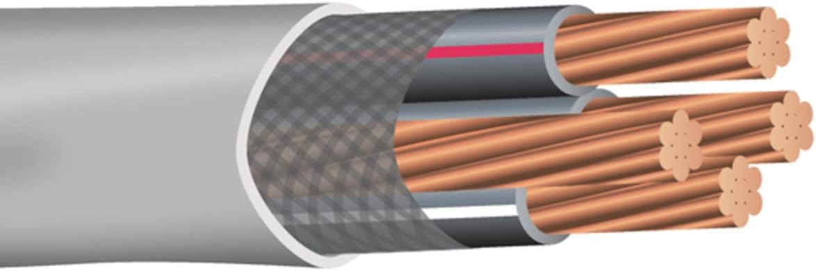 10’ 3/0-3/0-3/0-1/0 SER Copper Service Entrance Wire Cable