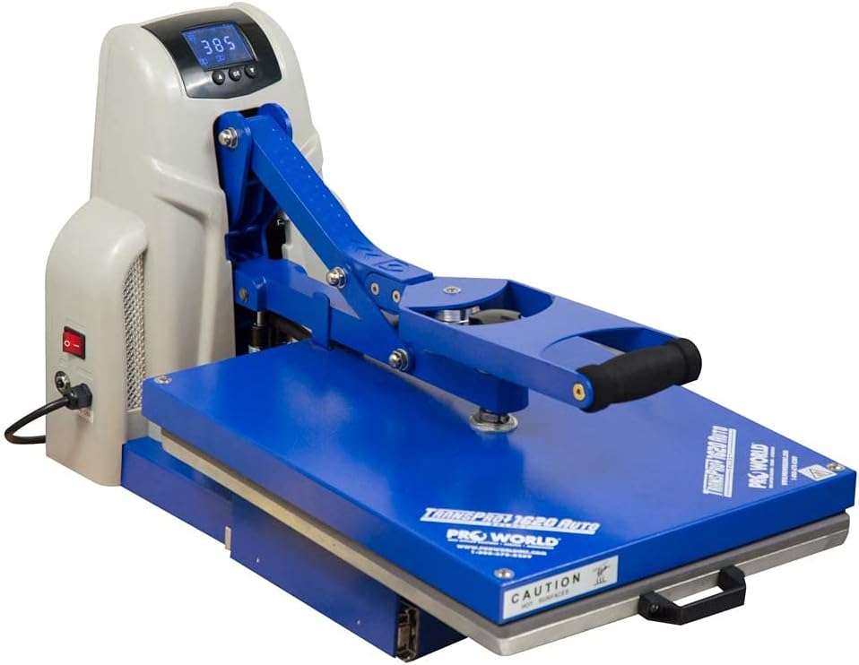 TRANSPRO Select Heat Press, 16x20 in. Heat Press Machine, Clamshell Press for Sublimation, Heat Transfers, Heat Transfer Vinyl, Fast Heat Up, Digital Temperature Control – Ideal for Garments, Totes