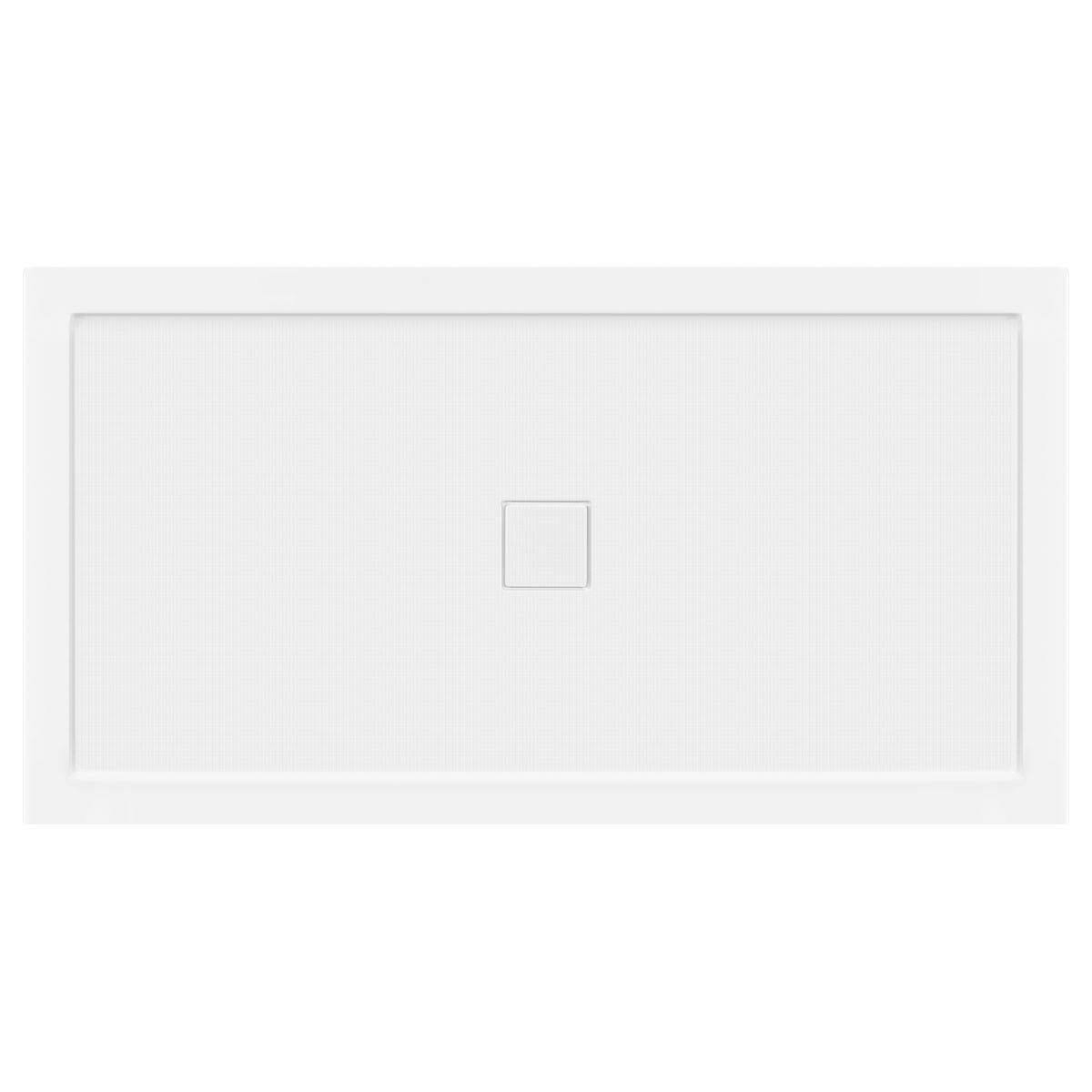 LessCare 60 x 32 Right Double Threshold Shower Pan Base Wall Corner Left Drain