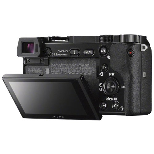 Sony Alpha a6000 Mirrorless Digital Camera 24.3MP SLR Camera with 3.0-Inch LCD (Black) w/16-50mm Power Zoom Lens