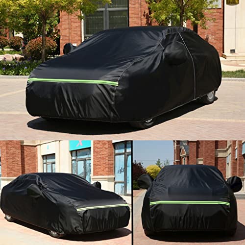 Car Cover Compatible with Volvo S40 S60 S70 S80 S90 V40 V50 V60 V70 V90 C30 C40 C70 XC40 XC60 XC70 XC90 Waterproof Dust-Proof Plus Velvet Full Car Cover Protect Car Paint Suitable All Seasons