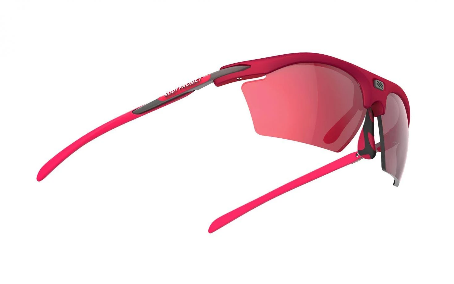Rudy Project Sunglasses Rydon Slim Merlot Matte - Multilaser Red