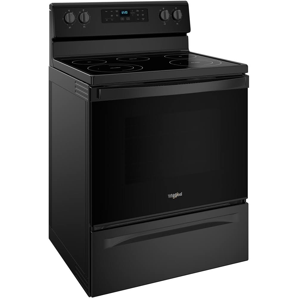 Whirlpool WFE525S0HB Electric Range - Freestanding - 5.3 cu ft - Black