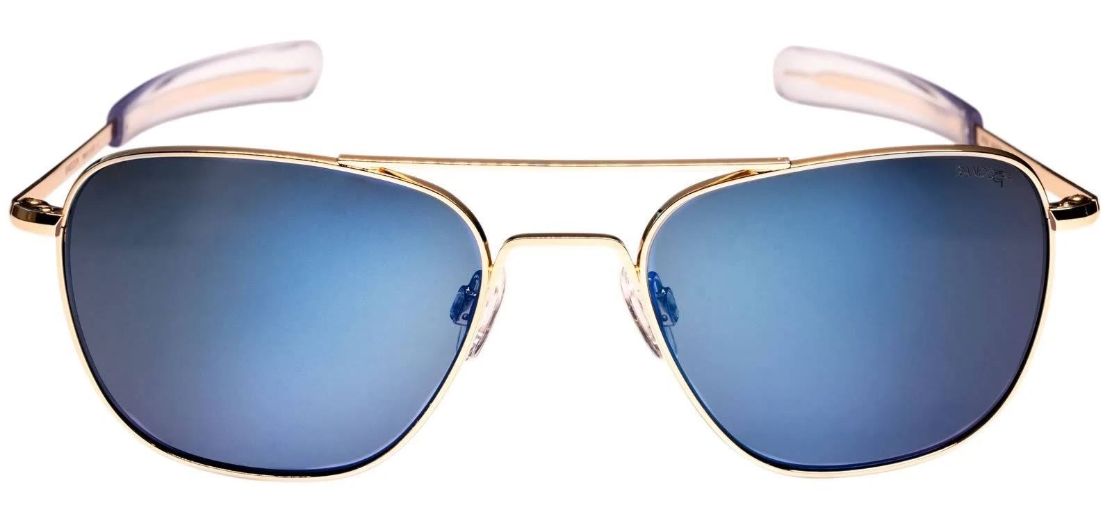 Randolph Engineering Aviator - Bayonet Temple Sunglasses in Gold