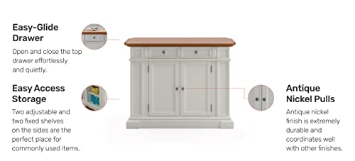 Homestyles Americana Gray Kitchen Island
