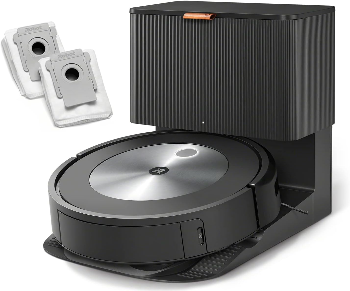 iRobot&reg; Roomba&reg; j7+ (7550) Robot Vacuum Bundle with Automatic Dirt Disposal - Wi-Fi Connected, Smart Mapping, Ideal for Pet Hair (+2 AllergenLock Dirt Disposal Bags)