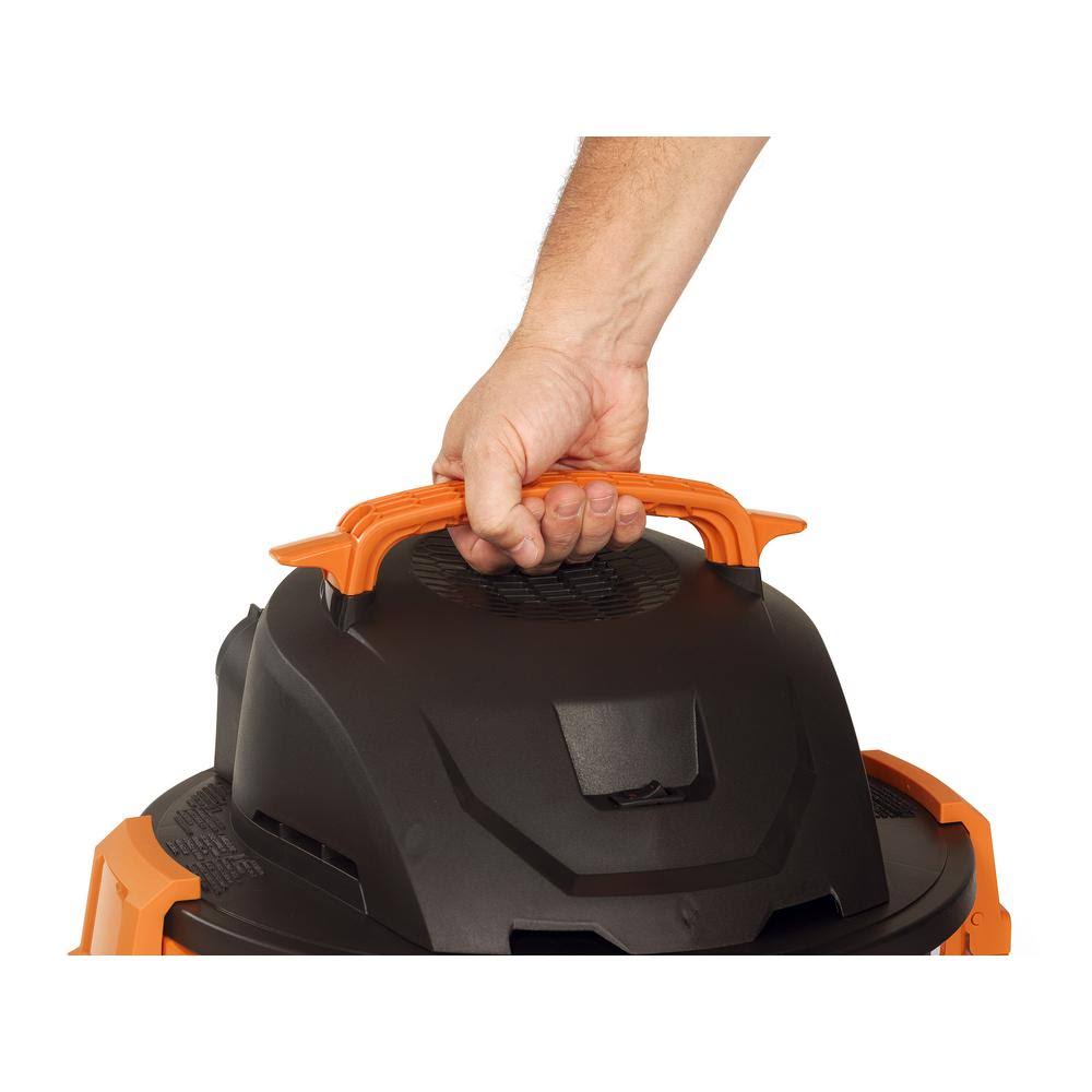 Ridgid 10 gal. 6.0 Peak HP Stainless Wet Dry VAC with Bonus Dust Bags