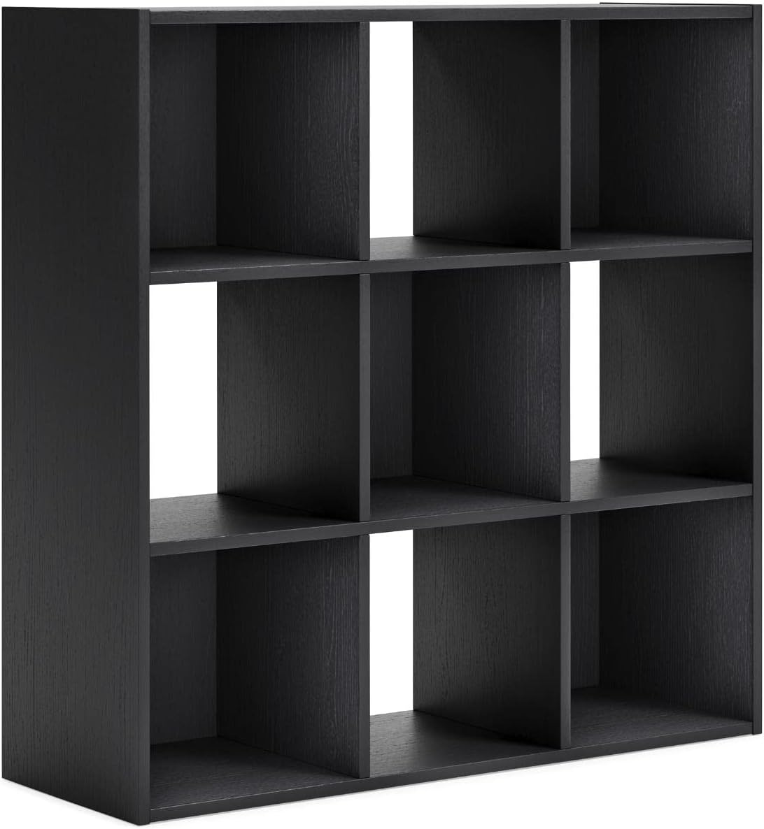 Ashley Furniture Langdrew Eight Cube Organizer, 8, Black