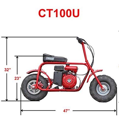 Coleman 196cc Gas-Powered Camo Minibike, B200C