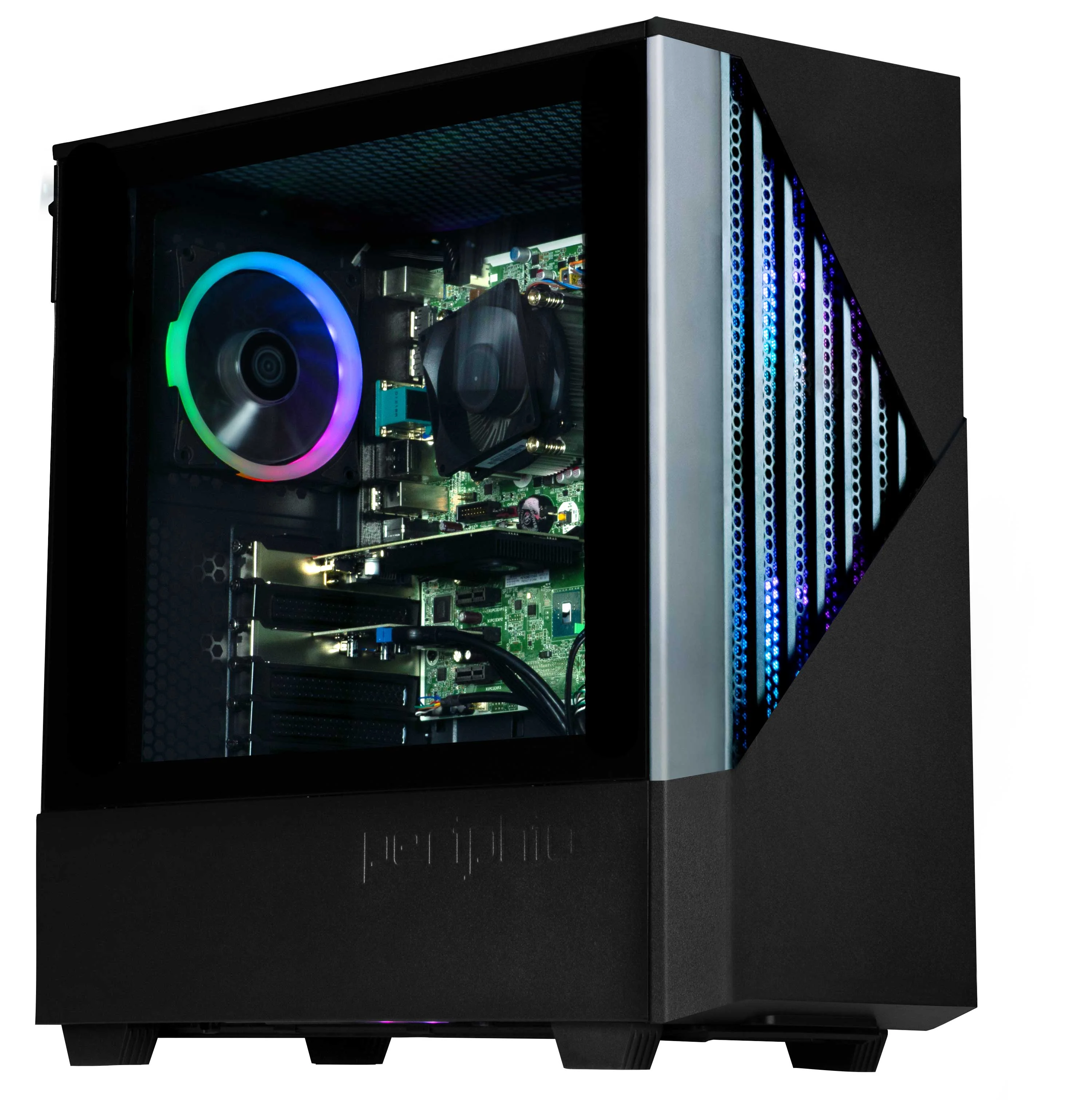 Restored Periphio Ghoul Prebuilt Gaming PC Desktop Computer Tower Intel Quad-Core i5 NVIDIA GeForce GT 1030 Graphics 16GB RAM 120GB SSD + 500GB HDD Windows 10 HDMI Wi-Fi (Refurbished)
