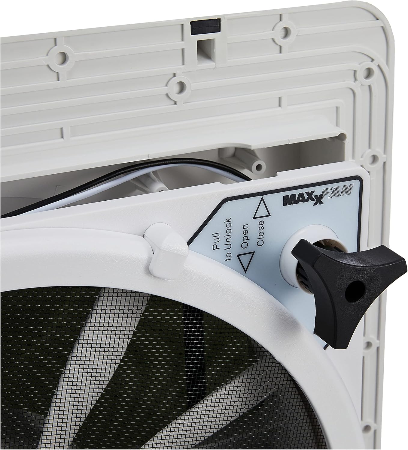 Maxxair 00A04401K Smoke Roof Top MaxxFan with Mounting Tabs
