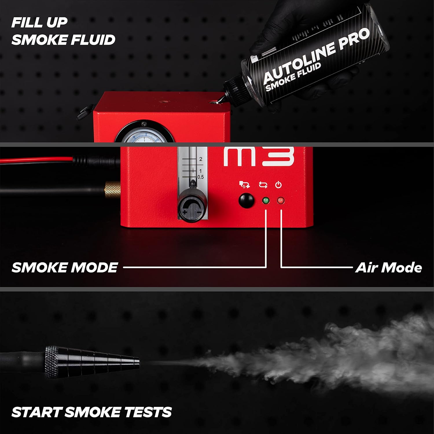 Automotive EVAP Smoke Machine Diagnostic Vacuum Leak Detection Tester