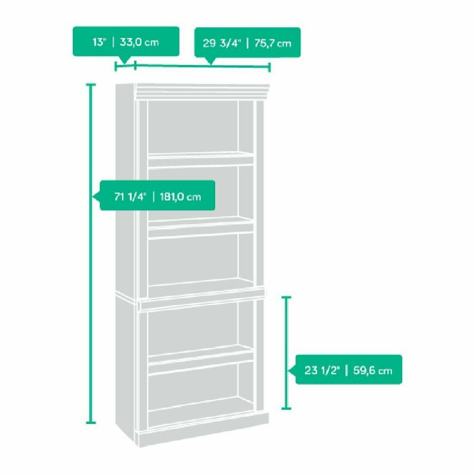 Sauder Heritage Hill Open Bookcase Classic Cherry