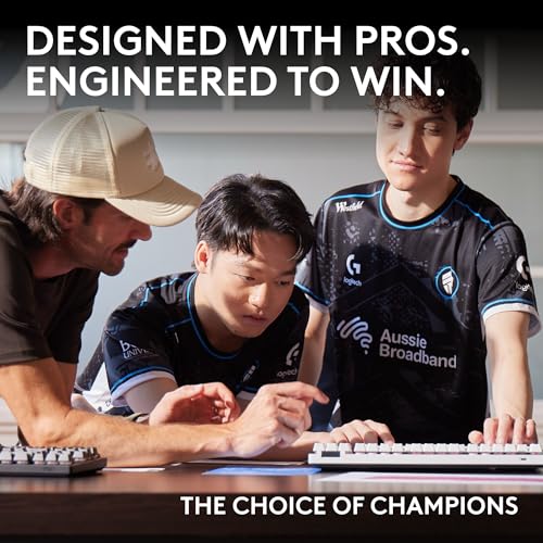 Logitech G PRO X Superlight 2 DEX Wireless Gaming Mouse, 60g pro-Grade Right-Handed Mouse with 5 programmable Buttons, USB-C Charging, 44k DPI Sensor, up to 8 kHz Polling for PC/Mac - White