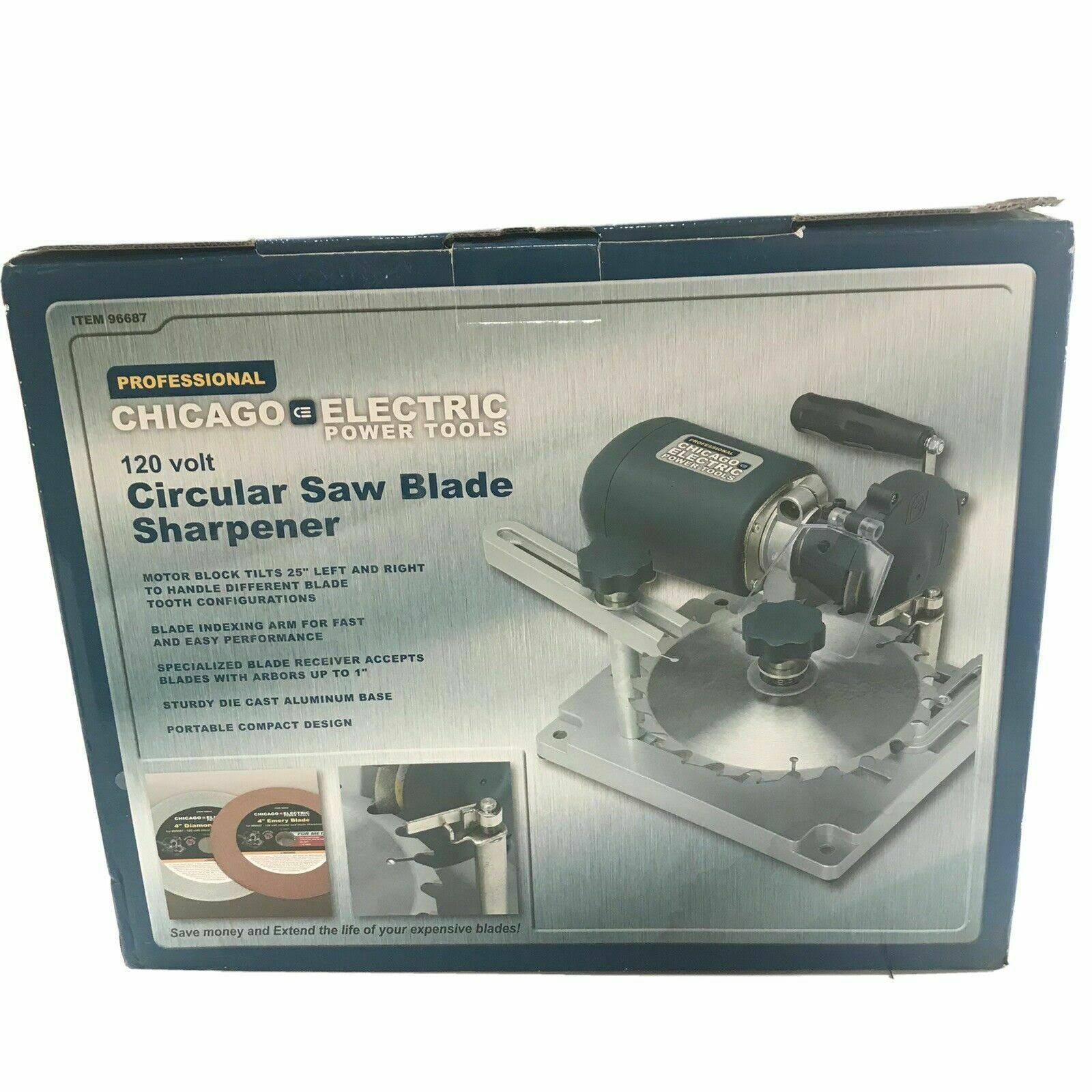 Chicago Electric 120 Volt Circular Saw Blade Sharpener