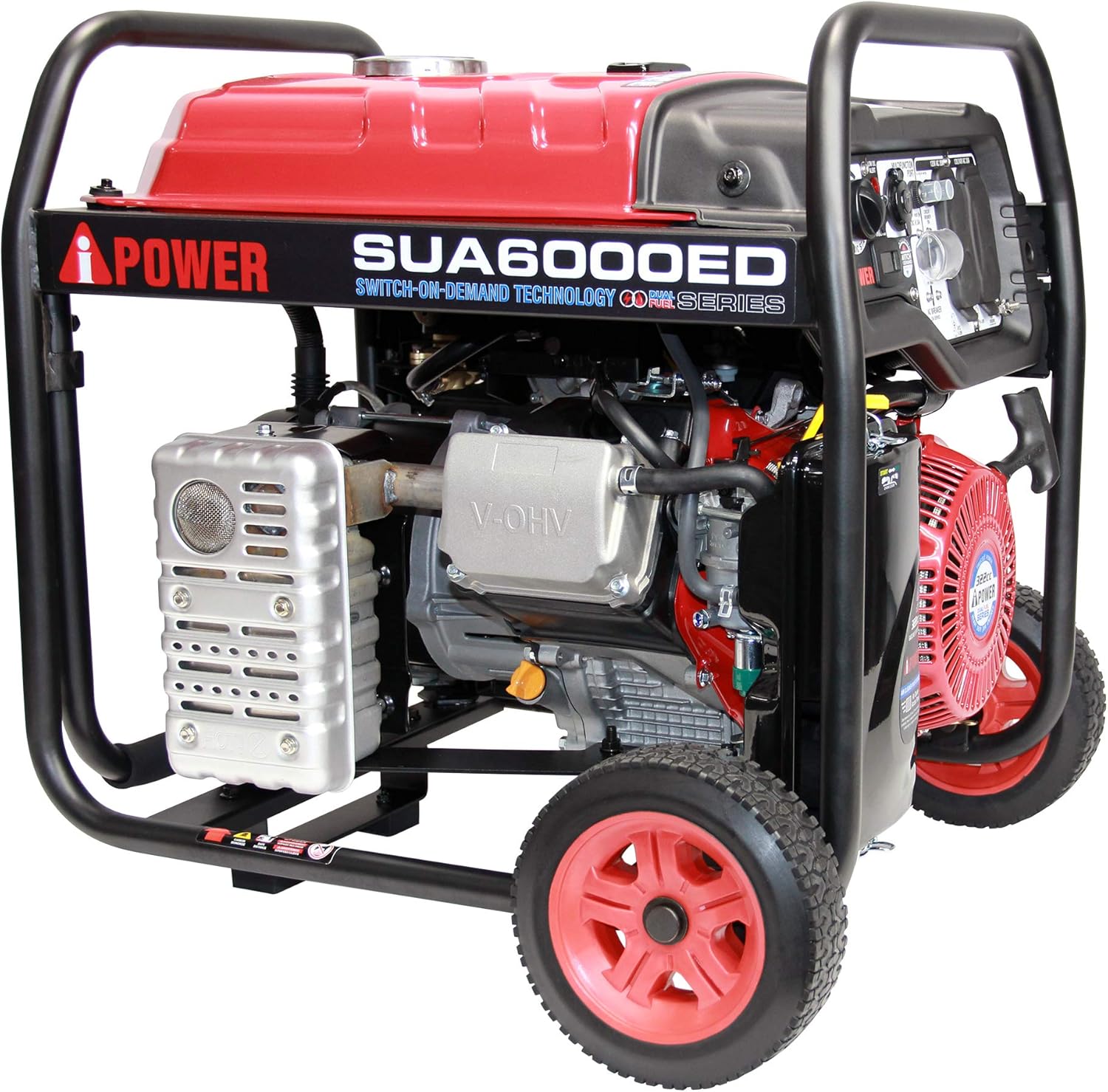 A-iPower SUA4500 4500 Watt Portable Generator Small Gas Powered for Jobsite, RV, and Home Backup Emergency