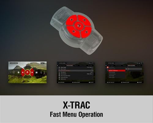 ATN X-Trac Smart Tactical Remote Access Control w/Bluetooth, Device Works Smart HD Scopes to Operate Through The menu Faster, Black Pack of 2