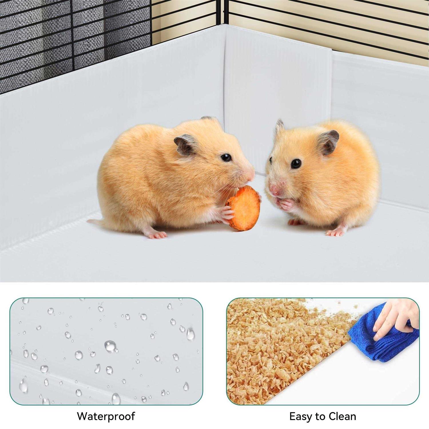 YITAHOME Guinea Pig Cage, Indoor C&amp;C Small Animal Cage with Waterproof Plastic Liner Playpen for Bunny, Chinchilla and Hamster - Pet Supplies online store