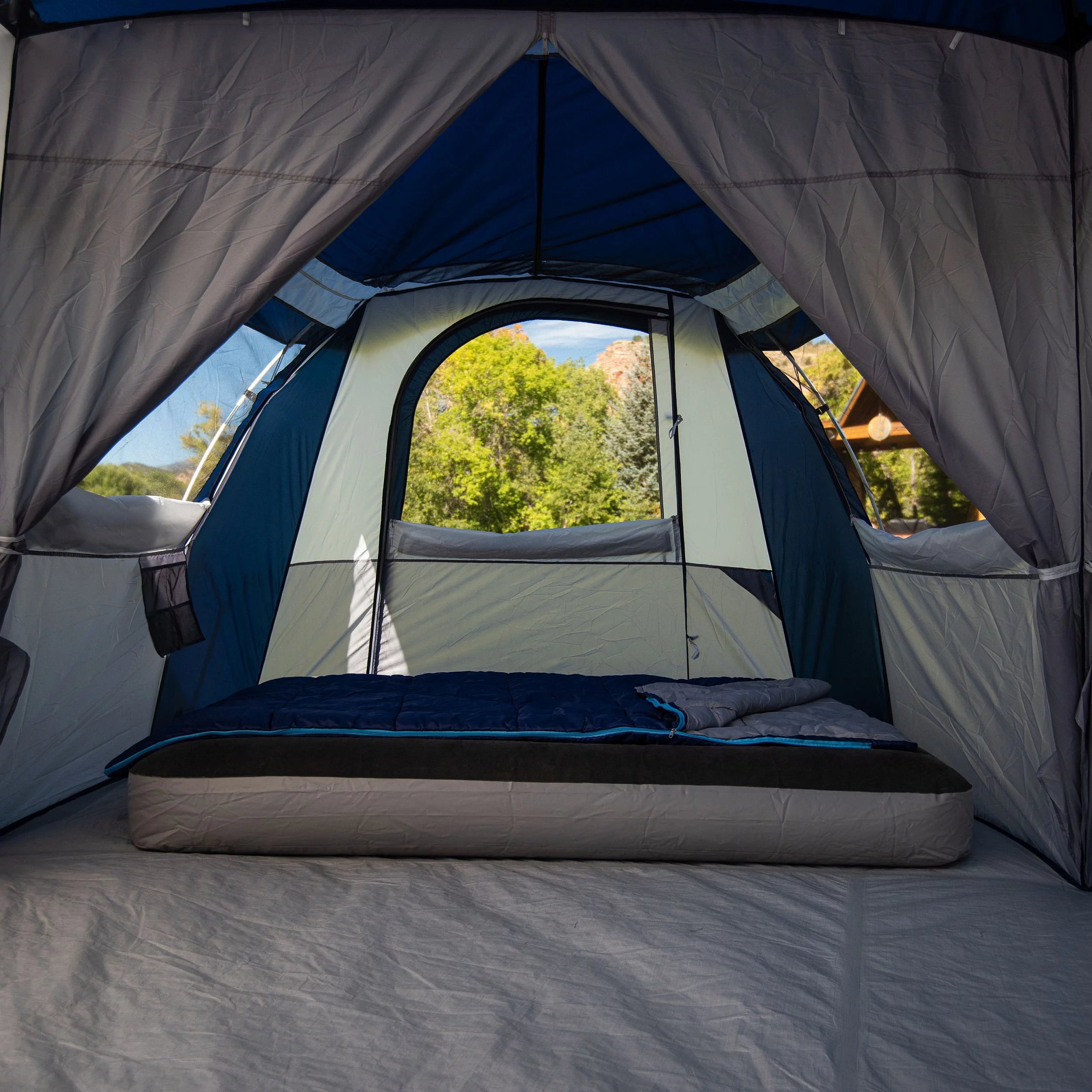 Ozark Trail Hazel Creek 20-Person Star Tent, with Screen Room