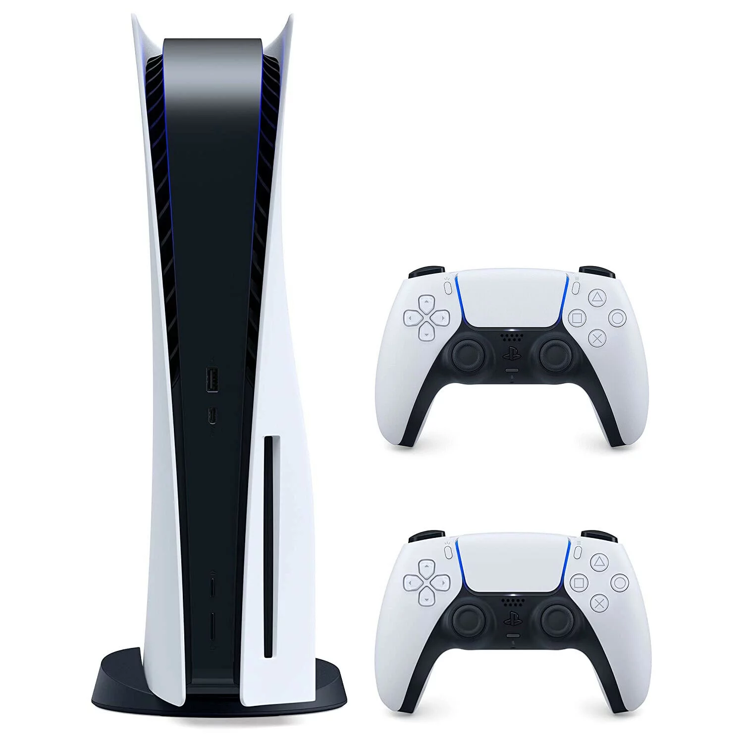 2020 New PlayStation - PS - 5 - Console - Disc Version with Extra DualSense Wireless Controller