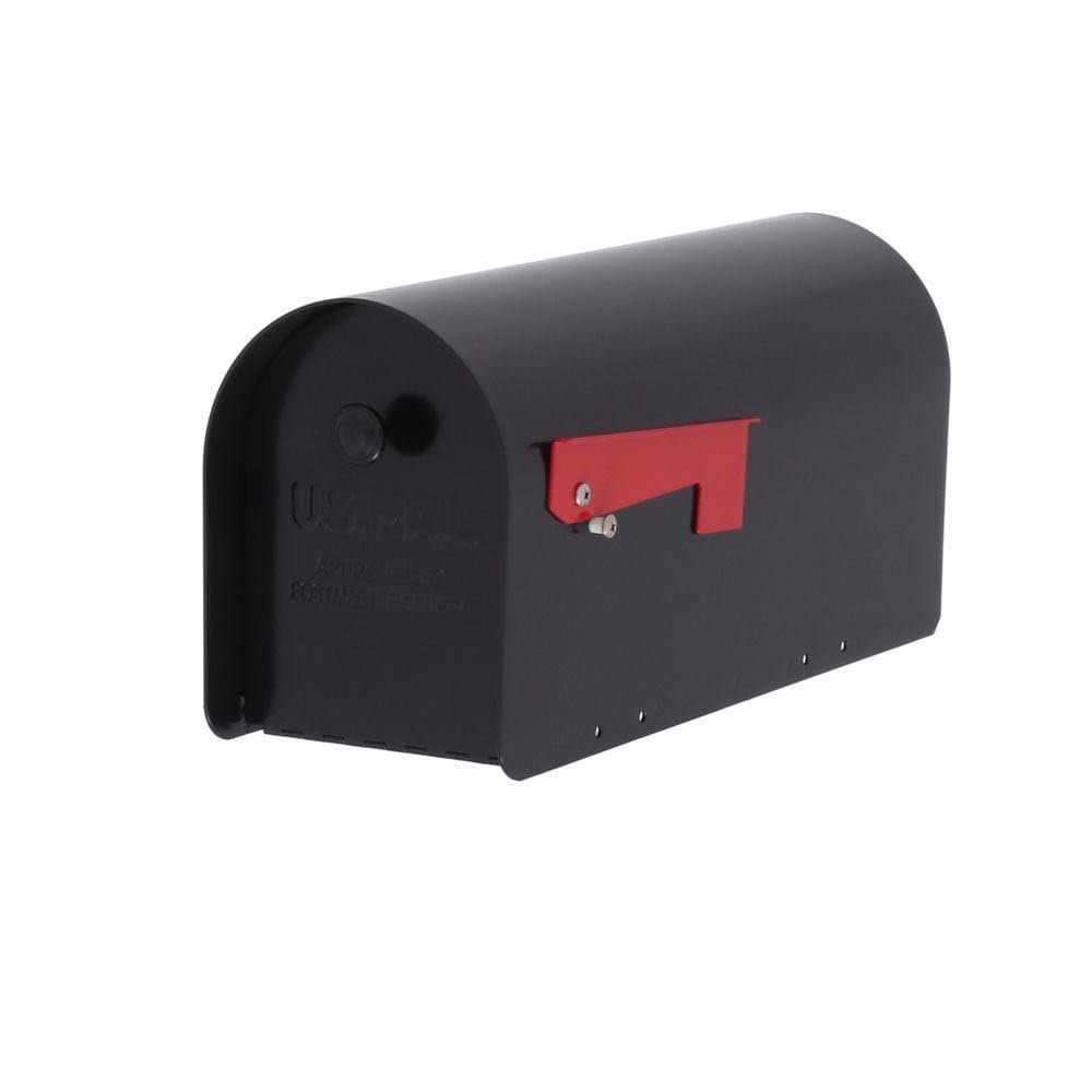 Solar Group Black Tuff Body Mailbox