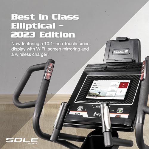 SOLE Fitness Elliptical Exercise Machines, Models E25, E35, E95, E95S, E98, Elliptical Machines for Home Use, Home Exercise Equipment for Cardio Training, Work from Home Fitness Stepper Machine