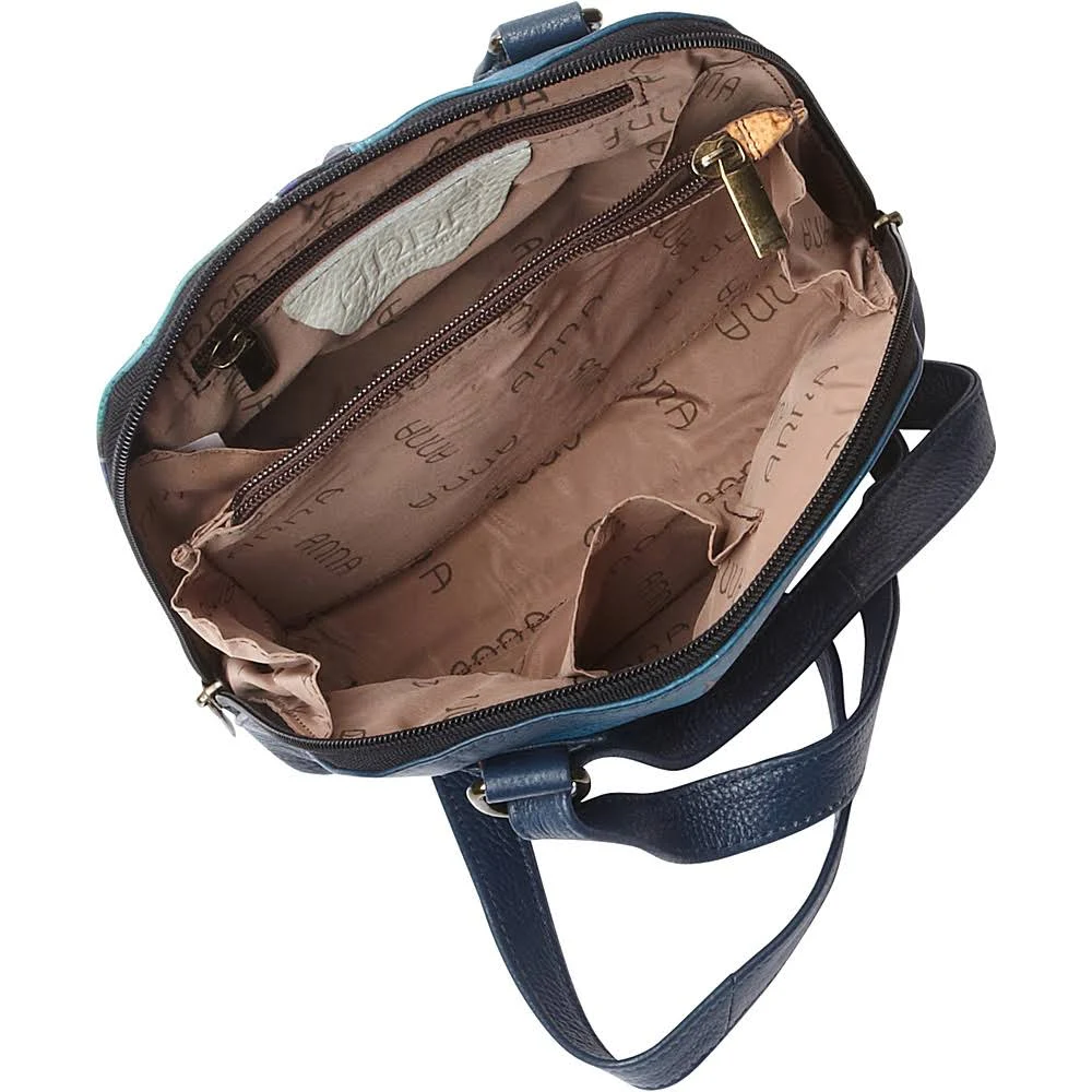 Anna by Anuschka Leather Small Multi Compartment Zip-Around Organizer