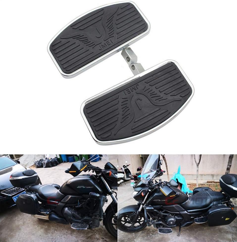 Adjustable New Rider Floorboards Foot Pegs Compatible with/Replacement For HONDA VTX 1300 1800 SUZUKI VL 400 800 C50 Pack of 2