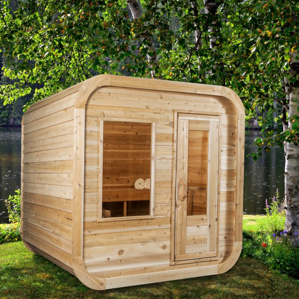 Dundalk CT Luna 3 Person Barrel Sauna