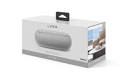 Harman Kardon Luna Speaker - Portable Bluetooth Speaker, IP67 Waterproof and Dustproof with Built in Battery (Black)