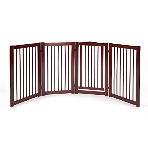 Primetime Petz 360 Configurable Dog Gate with Door Indoor Freestanding Walk Th