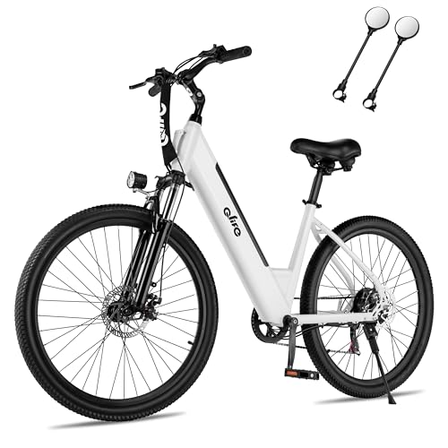 Cityone Electric Bike for Adults 26" Step-Through 22MPH Ebike with 2.1" Tire,UL2849 Certified Built-in Removable Battery,Peak 750W Motor Ebikes with 7 Speed, Commuter E Bicycle