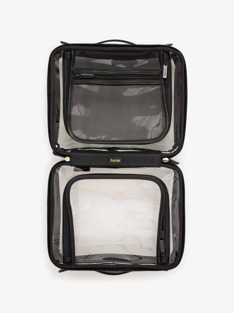 CALPAK Clear Cosmetics Case, Size One Size - Mauve