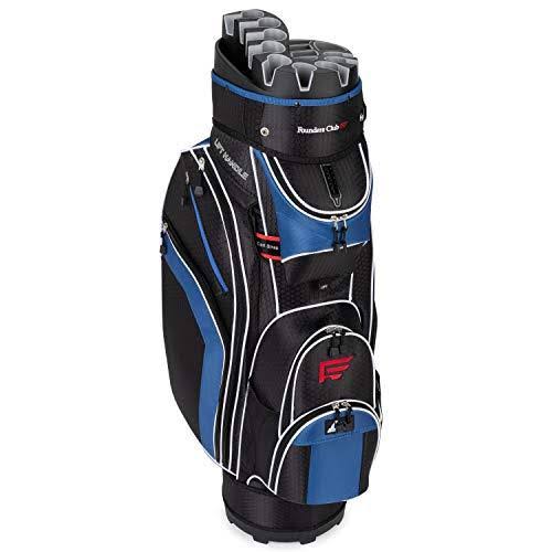 Founders Club Premium 14 Way Organizer Cart Bag (Orange) 2024 Best Sellers