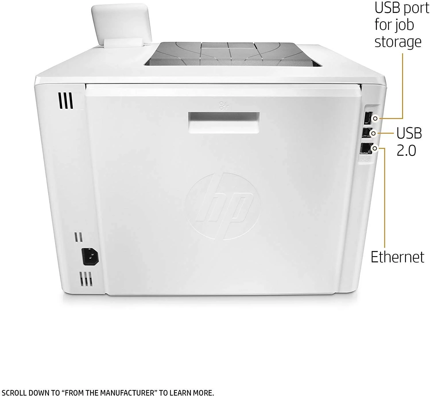 HP LaserJet Pro M452dw Wireless Color Laser Printer with Duplex Printing (CF394A)