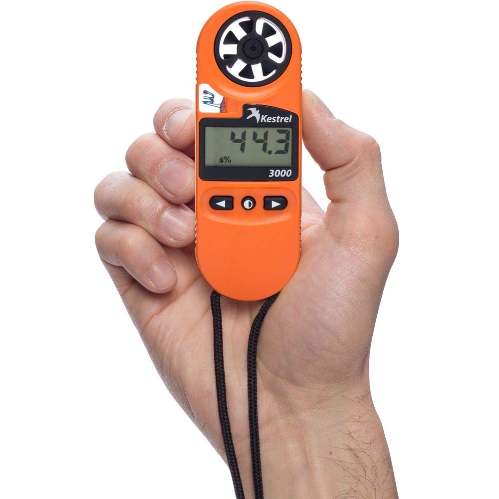 Kestrel 3000 Pocket Weather Meter / Heat Stress Monitor, Orange