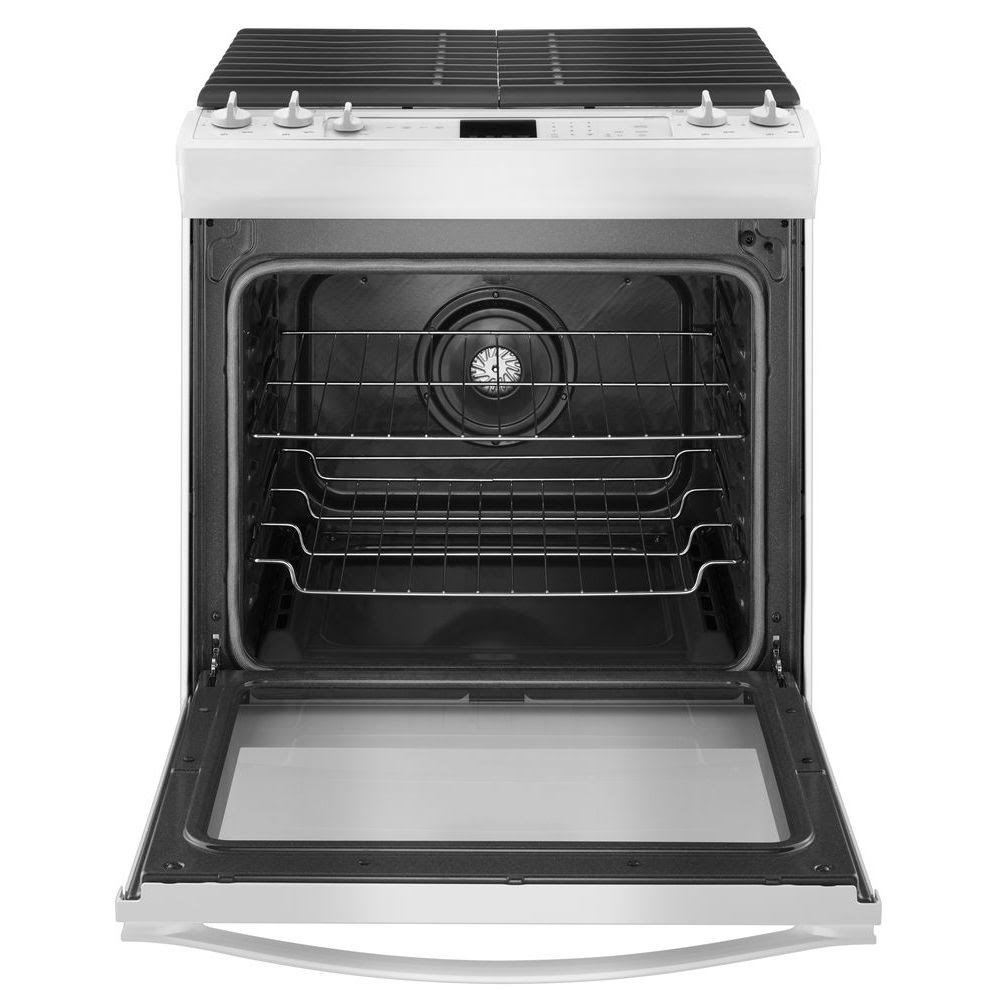 Whirlpool WEG730H0DW Slide-in Gas Range - Freestanding - 5.8 cu ft - White