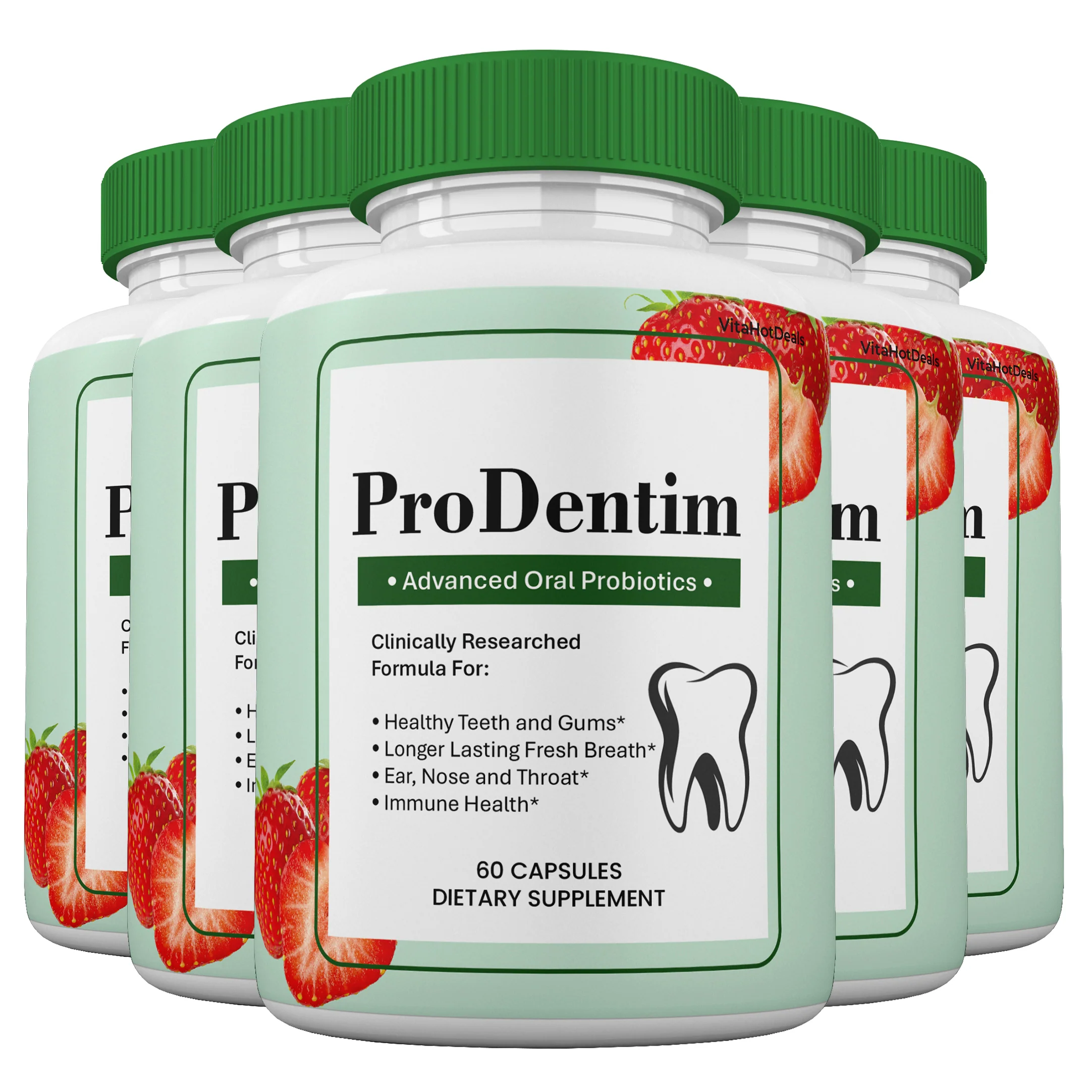 ProDentim for Gums and Teeth capsules (5 Pack) - Kansas Nuitrition - HNZSDS