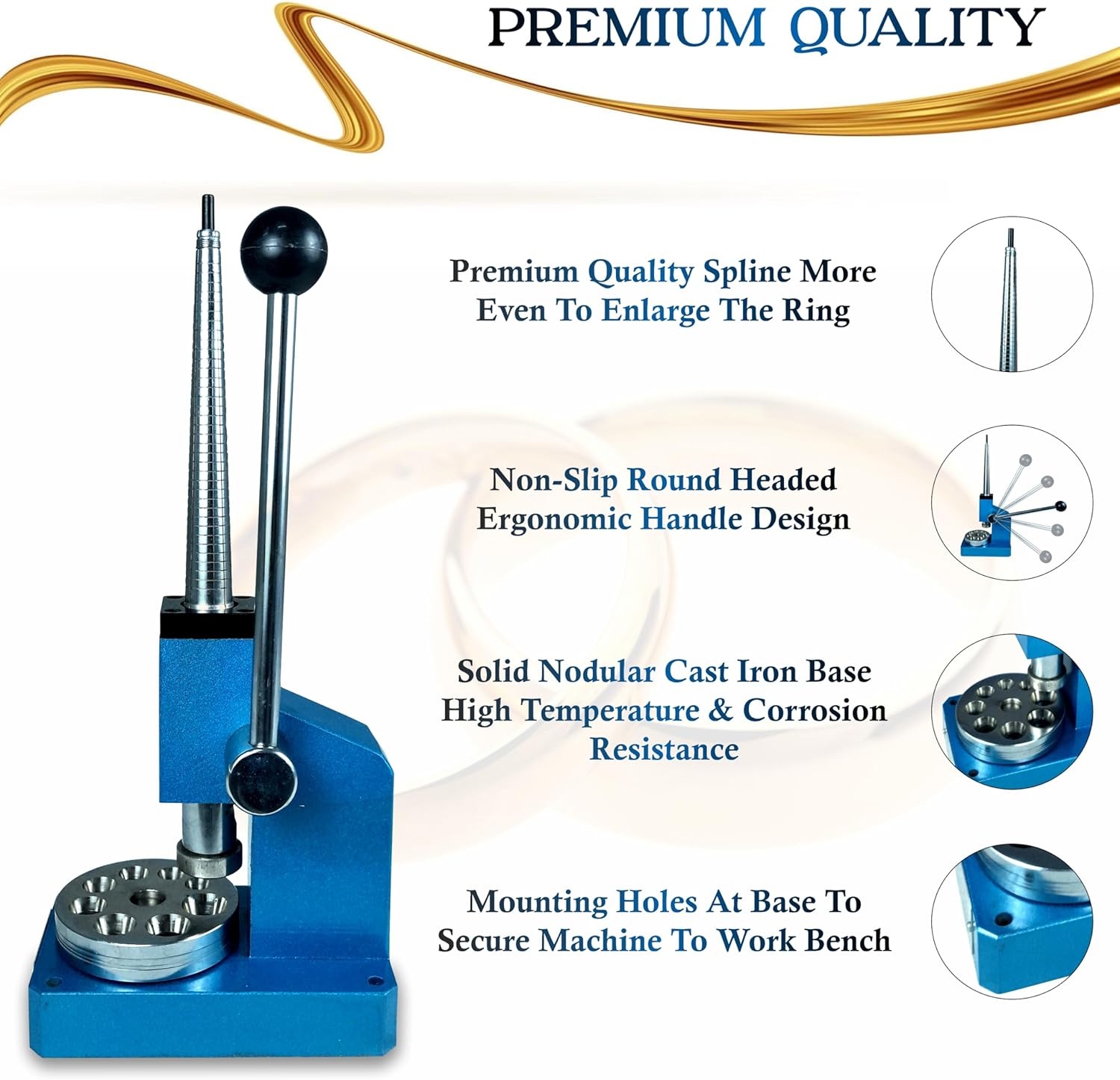 Ring Stretcher Reducer & Enlarger Size Adjustment Tool Jewelry Making Machine…