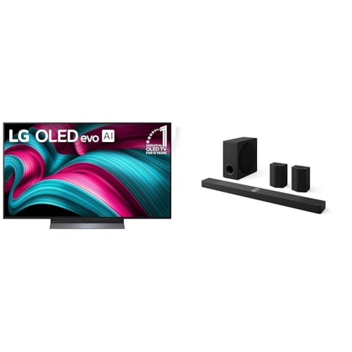 LG 65-Inch Class OLED evo AI 4K C5 Series Smart TV w/Dolby Atmos, Dolby Vision, HDR10, AI Super Upscaling 4K, Filmmaker Mode, Wow Orchestra, Alexa Built-in (OLED65C5PUA, 2025)
