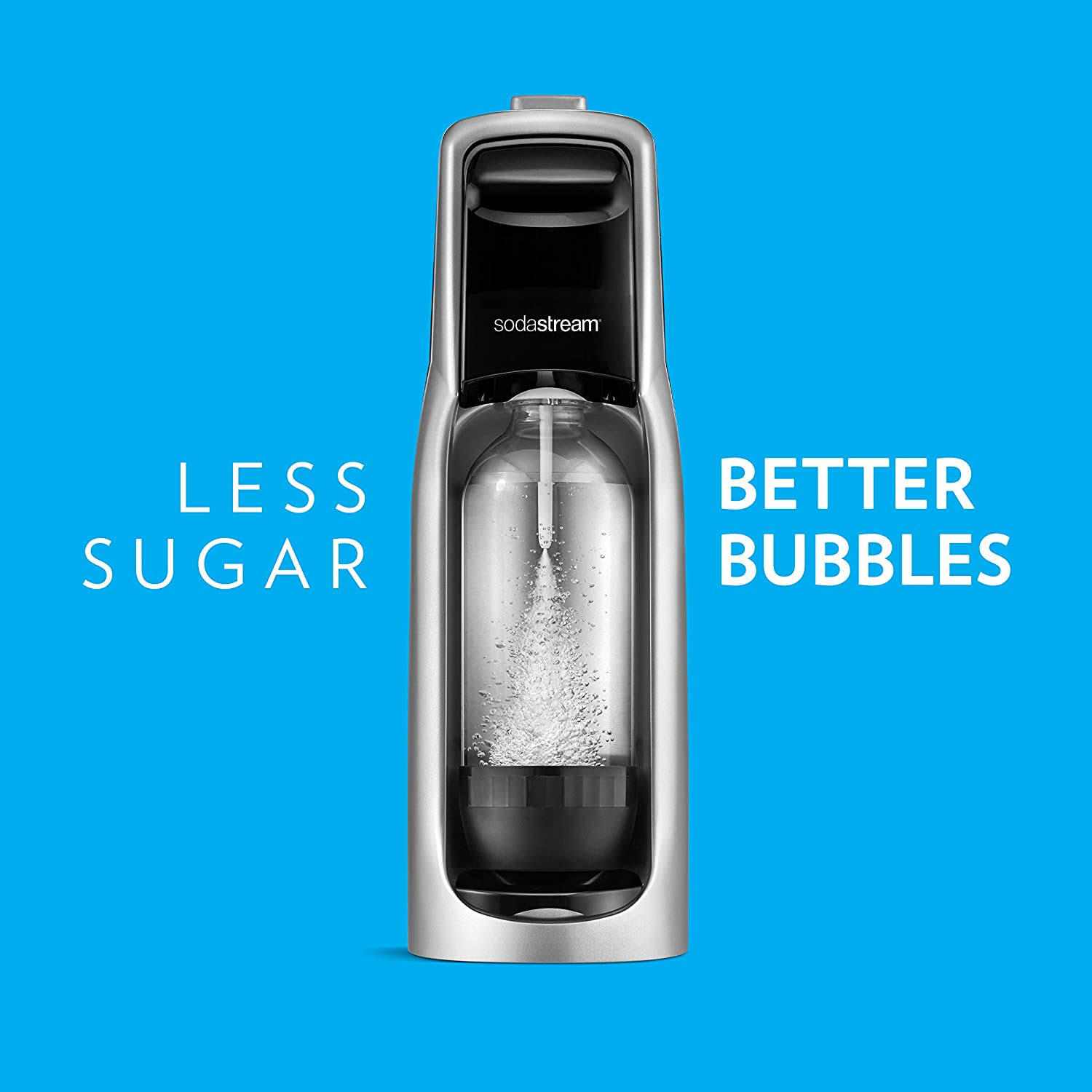 Sodastream Blk/Slv Jet Soda Maker