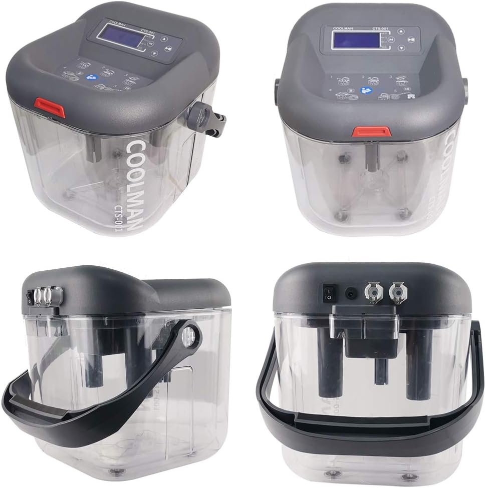 COOLMAN Cold Therapy System, Therapy Ice Machine After Knee Surgery, Including Extra Backup Connector and Flexible Universal Pad Suitable for Knee, Shoulder, Ankle, Cervical, Back, Leg and Hip