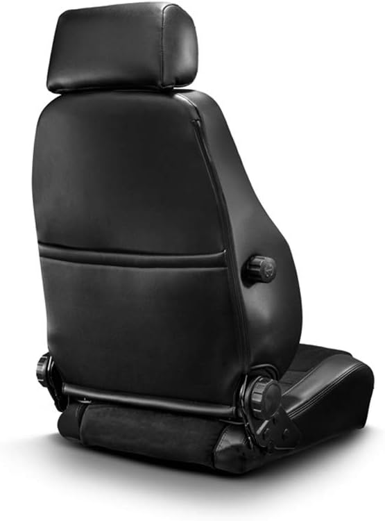 Sparco Sport Seat GT - Black Skai/Microfibre - Reclinable