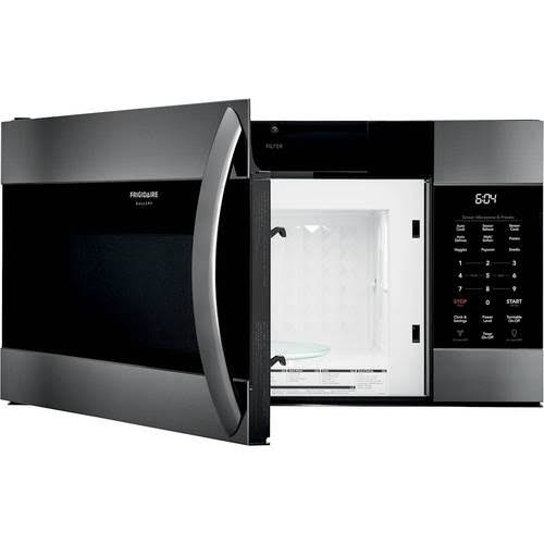 Frigidaire Gallery 1.7 Cu. ft. Black Stainless Steel Over The Range Microwave-FGMV17WNVD