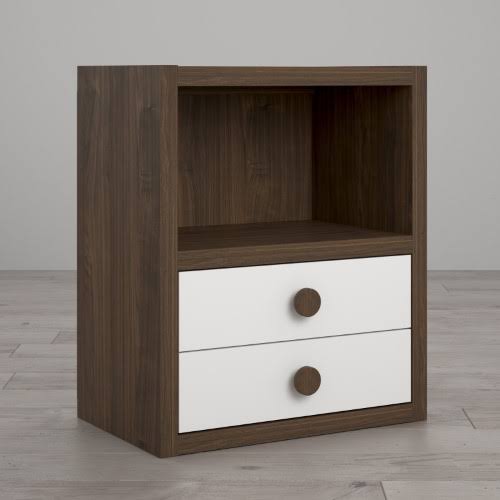 Little Seeds Sierra Ridge Terra Modular Bookcase with Drawers (Blue/Walnut)