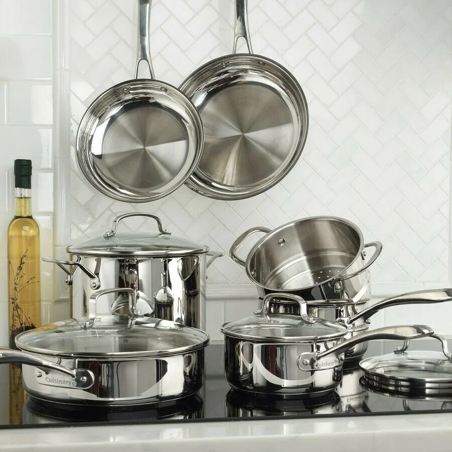 Cuisinart Classic 11pc Stainless Steel Cookware Set