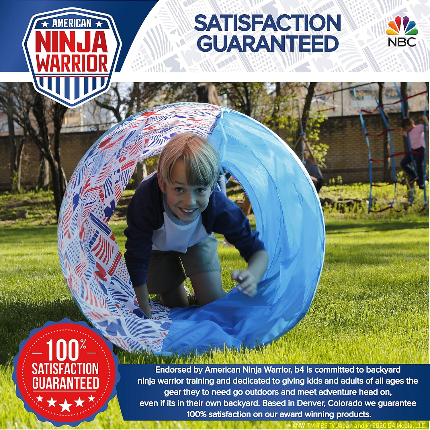 American Ninja Warrior Family Agility Set - Obstacle Race Course - Great for Children, Adults and Pets - Perfect Outdoor Fun Racing Obstacles for All Ages!