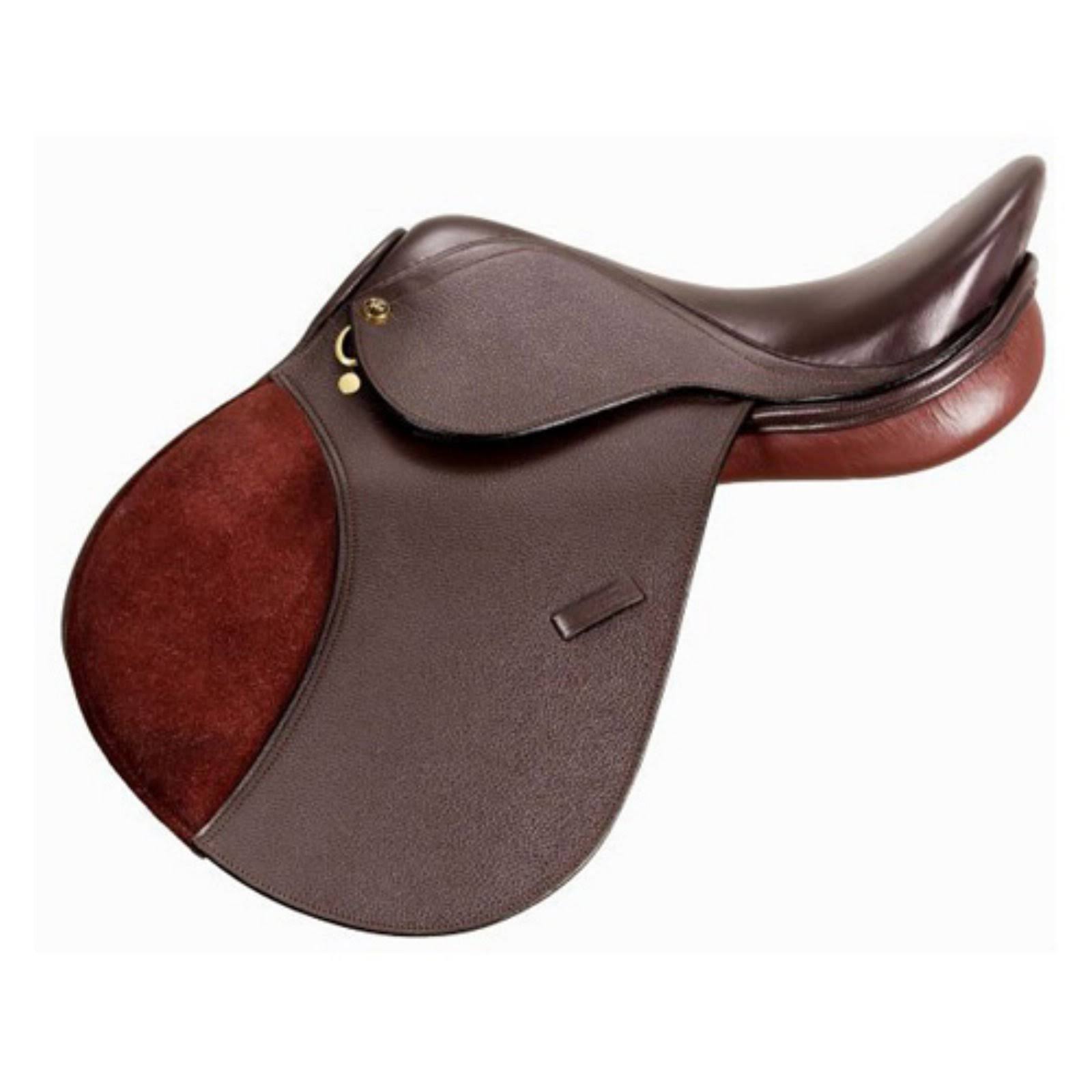 EquiRoyal Wide Regency All Purpose Saddle, Brown